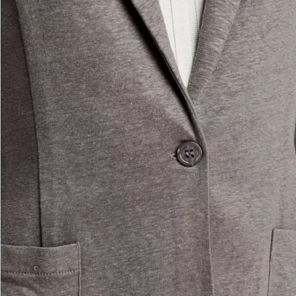 Majestic Filatures Women's Fitted Linen Blazer in Orage Size 2 - Picture 4 of 8